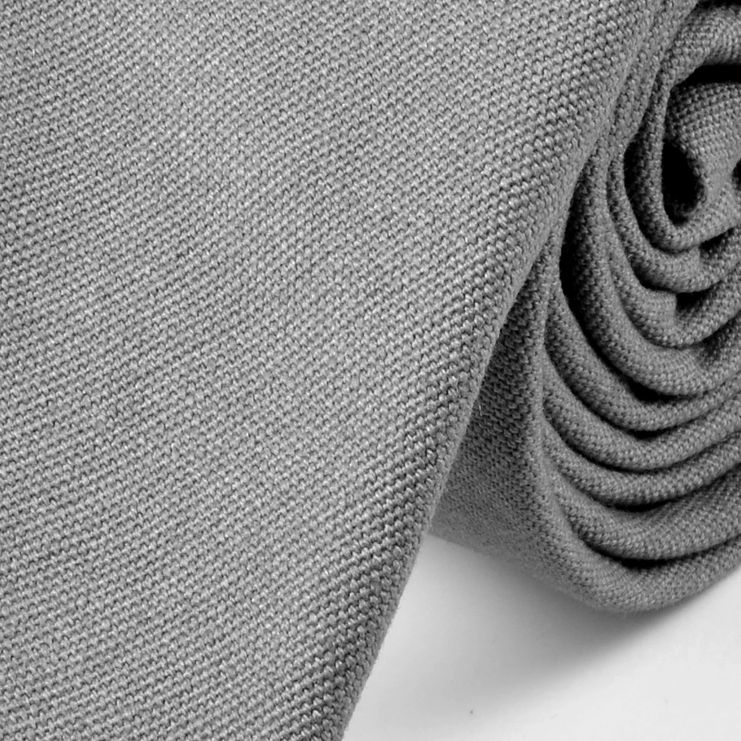 Deals π Tailor Toki Classic Grey Linen Tie β€οΈ - Image 2