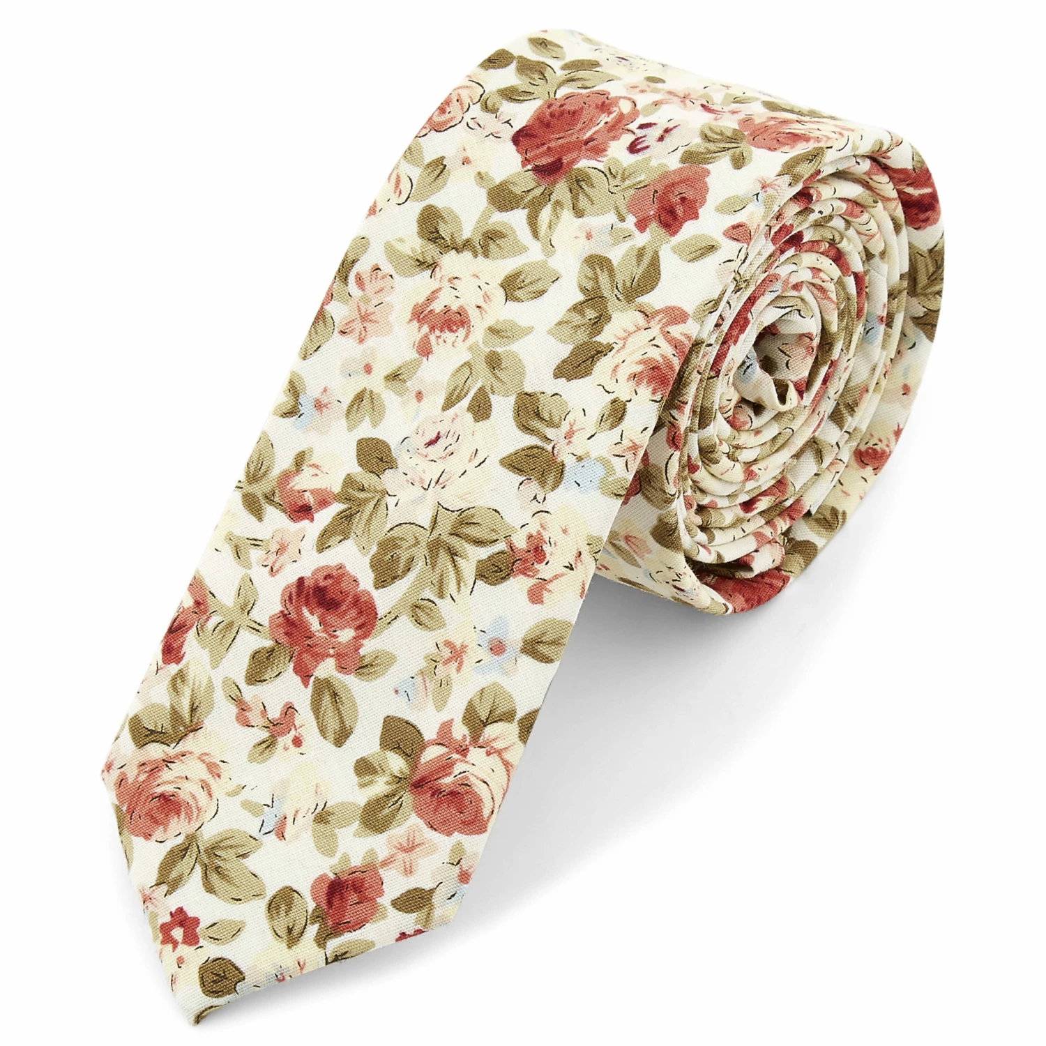 Brand new β¨ Bohemian Revolt Light Green & Pink Floral Print Cotton Tie β