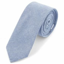 Discount π Bohemian Revolt Light Blue Cotton Tie π