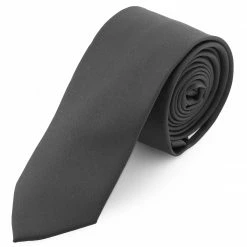 Best reviews of 😍 Trendhim Basic Charcoal Grey Polyester Tie 💯