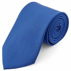 Brand new 🔔 Trendhim Basic Wide Blue Polyester Tie 🌟