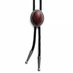Coupon π€© Fort Tempus Tigerβs Eye Stone Adjustable Bolo Tie π