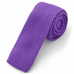 Best deal ✨ Tailor Toki Lavender Polyester Knitted Tie 👍