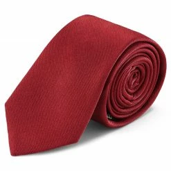 Deals ❤️ Bohemian Revolt Classic Burgundy Silk-Twill Tie ⌛